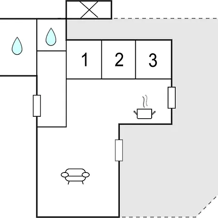 Nice In Hurup Thy With Kitchen 度假居 Sindrup